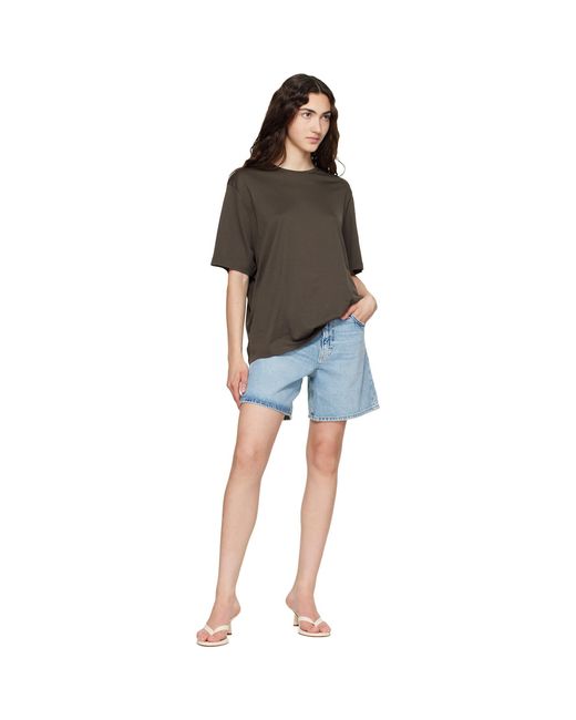 Rag & Bone Blue Kaia Denim Shorts