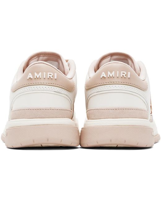 Amiri Black White & Pink Classic Low Sneakers