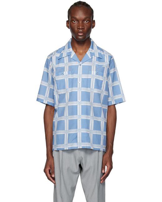 Needles Blue Cowboy One-Up Shirt for men
