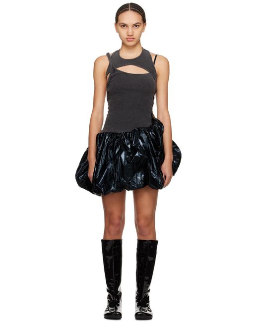 OTTOLINGER Black Bubble Minidress