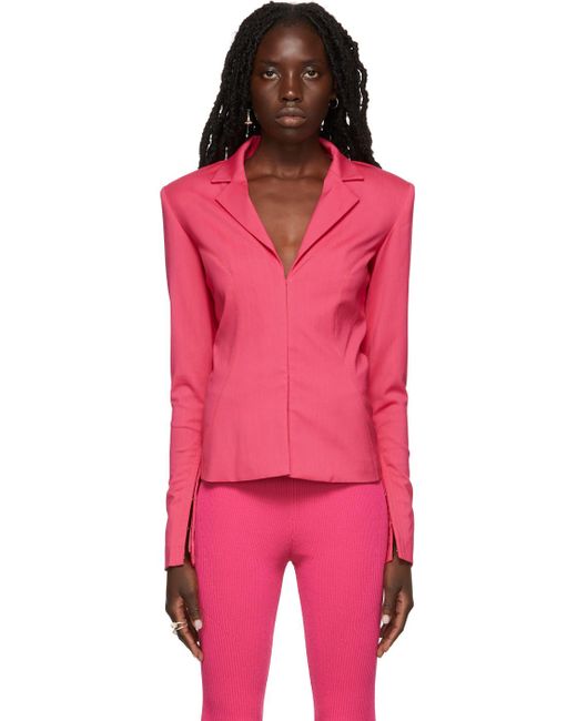 Jacquemus La Montagne コレクション La Veste Obiou ブレザー Pink