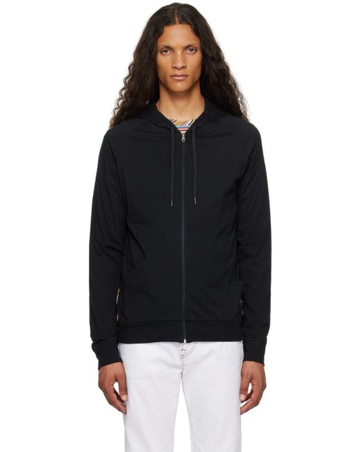 Paul Smith Black Striped Hoodie for men