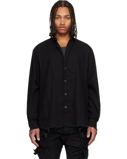Julius Black Rust Work Denim Shirt for men