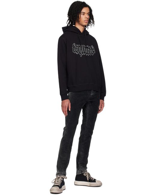 DSquared² Black Gothic Cool Fit Hoodie for men
