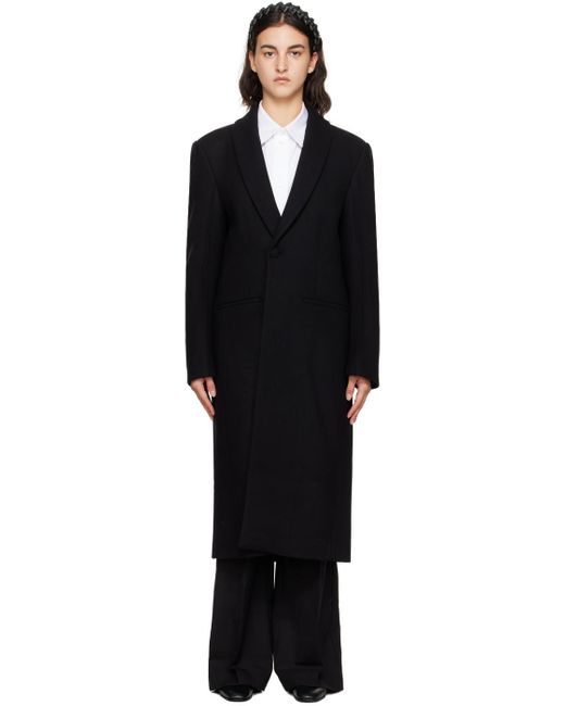Rohe Black Tailo Coat for men