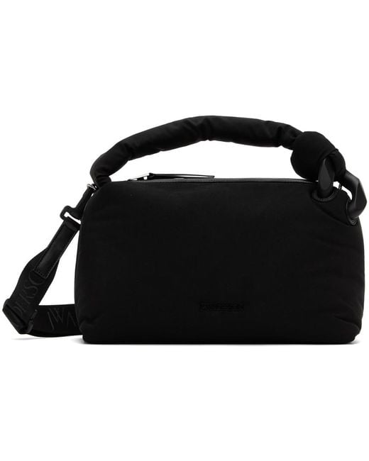 【関税込み】JW Anderson ブラック Puffy Corner バッグ JW Anderson Corned デニム ショルダーバッグ | ブラック