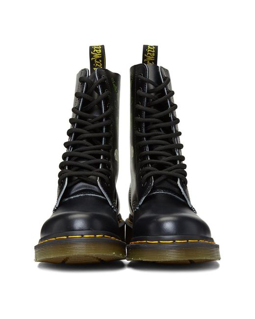 Dr. Martens Black 1490 Wild Botanics Boots | Lyst