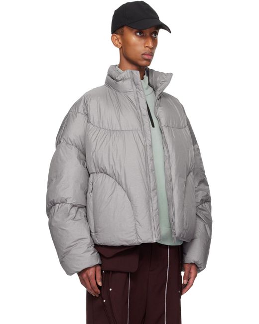 A.A.Spectrum Boules Down Jacket in Grey for Men Lyst UK