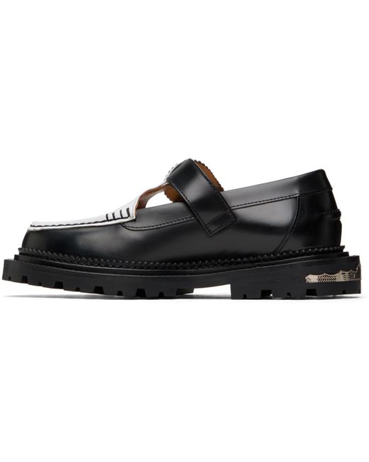 Toga Black Hardware Loafers