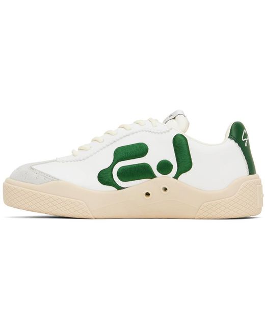 Eytys Black White & Green Santos Sneakers