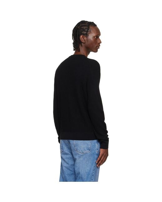 Studio Nicholson Black Portland Knit Sweater for men