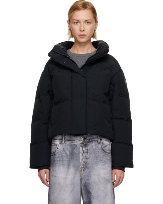 Canada Goose Black Label' Grandview Cropped Down Jacket