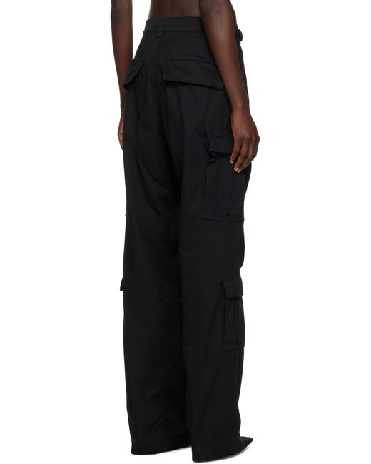 Balenciaga Black Regular Fit Cargo Pants