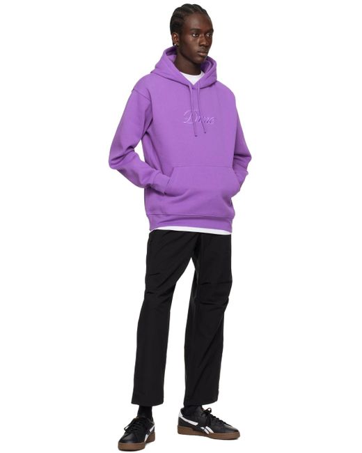 Pull à capuche mauve à logo modifié Dime pour homme en coloris Purple