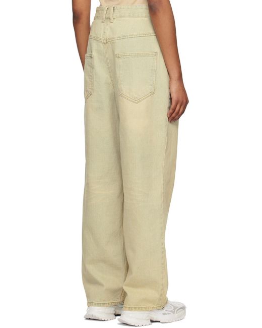 we11done Natural Wide-leg Jeans