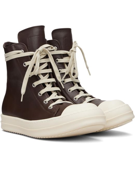 Rick Owens Black Temple Sneakers