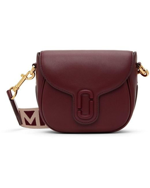 Marc Jacobs The J Marc Small Cherry Leather Saddle Bag in Purple Lyst