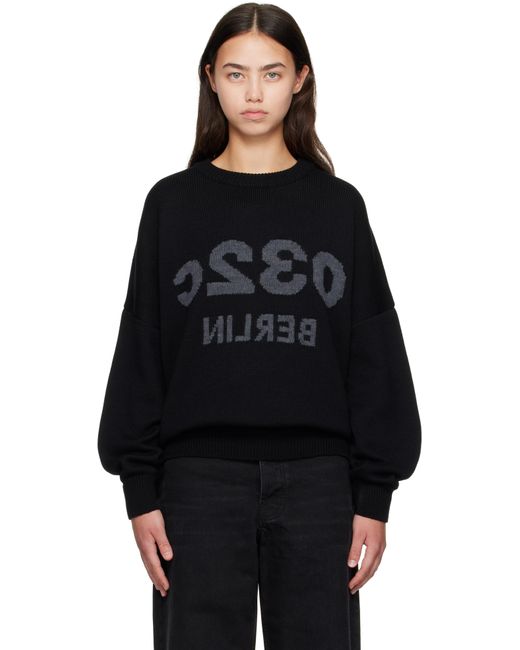 032c Black Selfie Sweater