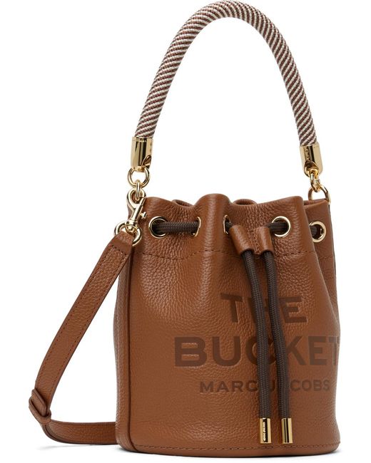 Marc Jacobs Brown 'the Leather Bucket' Bag