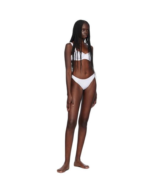 Frankie's Bikinis Multicolor Dove Classic Bikini Bottom