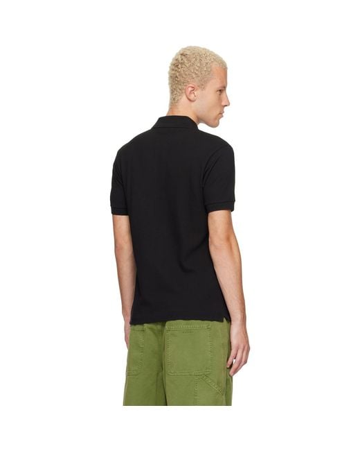 Lacoste Black Classic Fit Original L.12.12 Polo for men