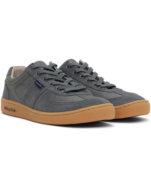 PS by Paul Smith Black Gray Roberto Sneakers for men