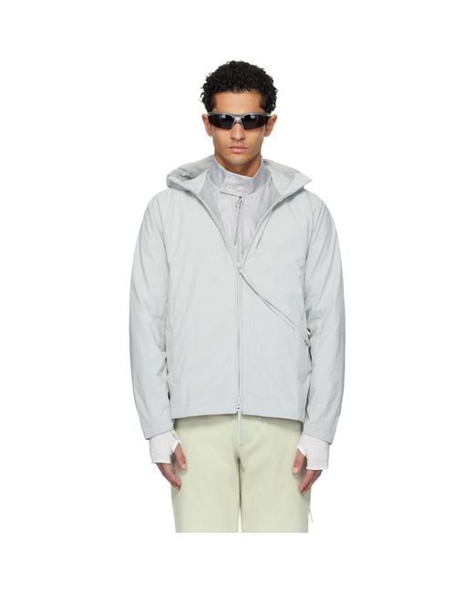 Post Archive Faction PAF Gray Opening Jacket for men