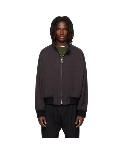 Studio Nicholson Black Over Jacket for men