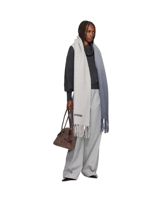 Écharpe Moisson Grise Jacquemus en coloris Gray