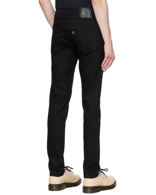 Levi's Black 512 Slim Taper Jeans for men