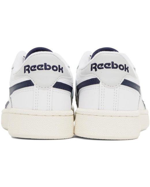 Reebok Black White Club C Revenge Sneakers for men