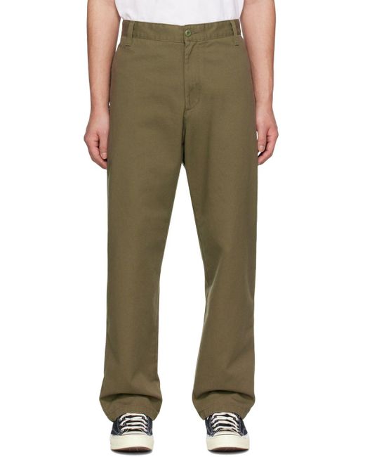 Carhartt WIP Khaki Calder Trousers in Green for Men Lyst
