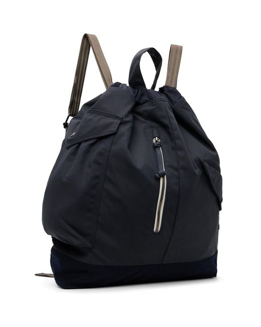 Nanamica Black 2-Way Backpack for men