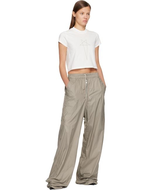 Rick Owens Multicolor Off- Concordians Cropped Small Level T-Shirt