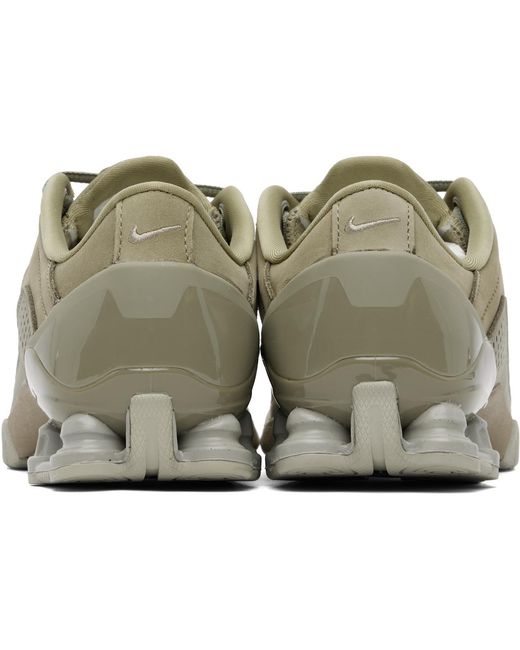 Nike Green Khaki Total 90 Shox Magia Sneakers