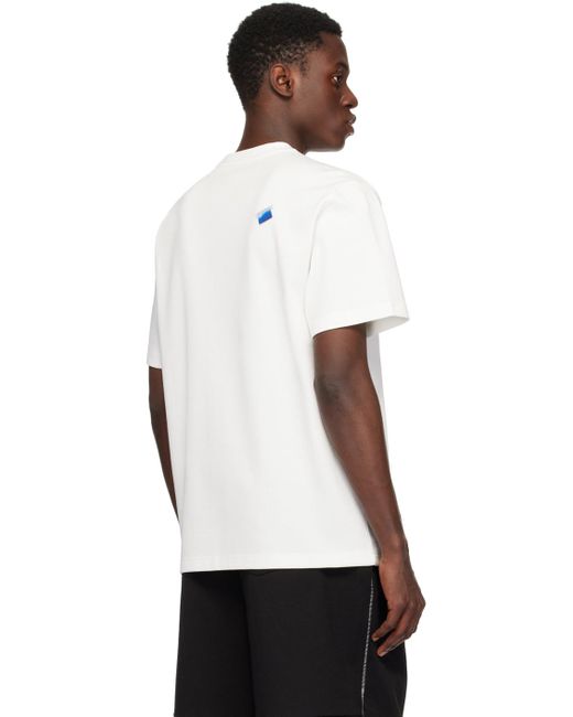 T-shirt blanc à logo nolc Adererror pour homme en coloris White