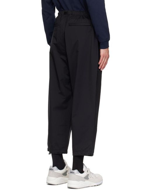 Comme des Garçons Black Paneled Trousers for men