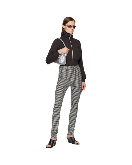 Acne Black Wool Leggings