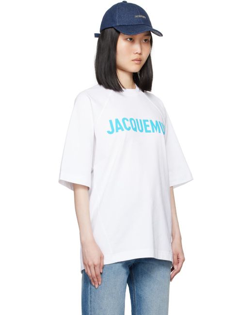 Jacquemus White La Casa 'Le T-Shirt Typo' T-Shirt