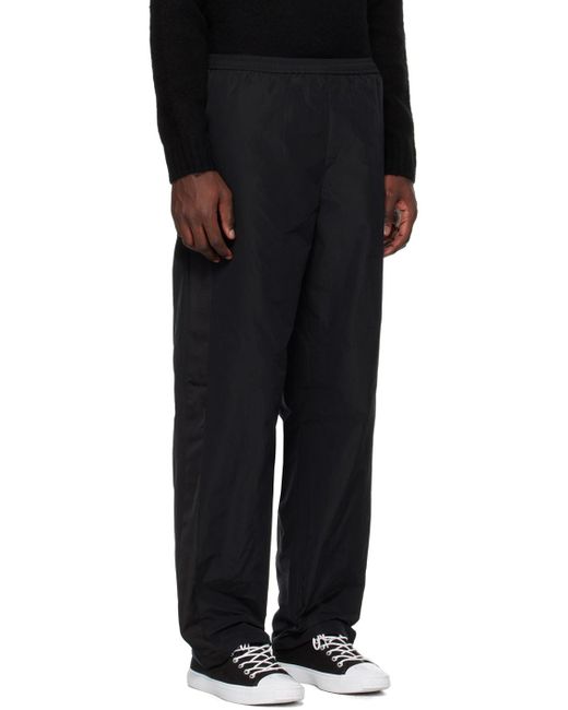 Acne Black Relaxed-fit Trousers for men