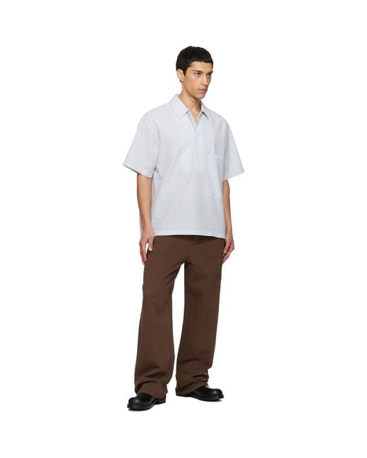 LE17SEPTEMBRE Brown Straight Jeans for men