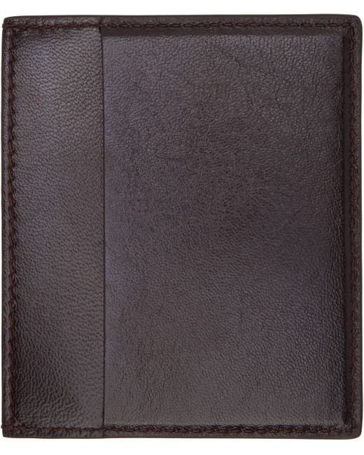 Rick Owens Gray Hollywood Square Card Holder for men