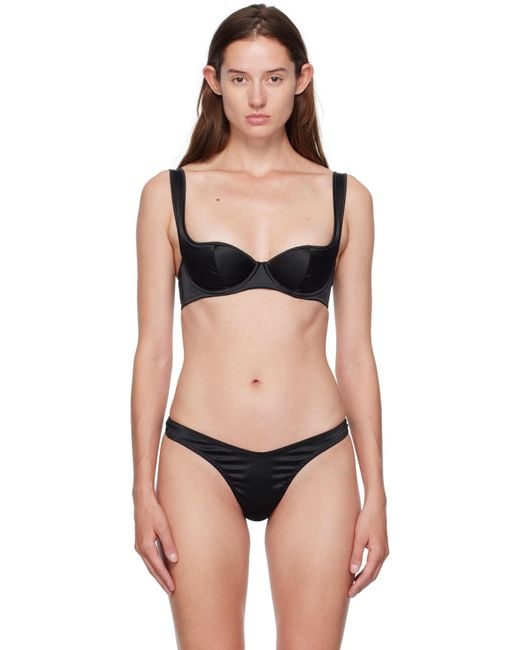 Agent Provocateur Black Nikita Demi Cup Underwired Bra