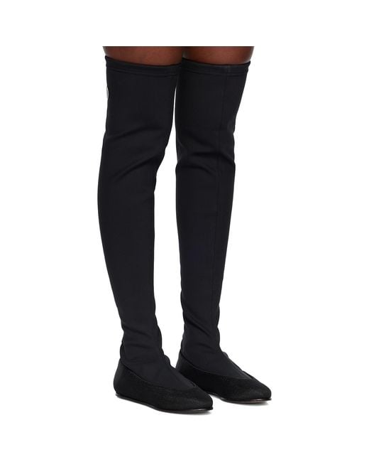 Kiko Kostadinov Black Proxima Ballerina Tall Boots