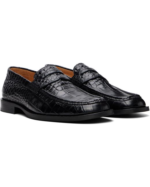Our Legacy Black Light Loafers for men
