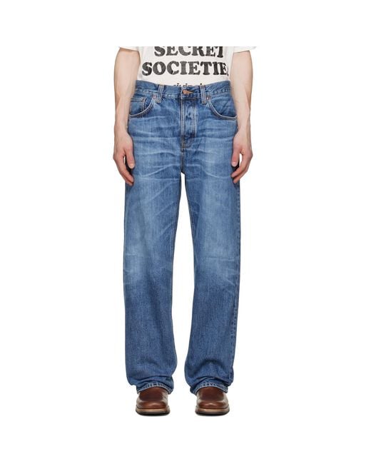 Nudie Jeans Blue Tuff Tony Jeans for men