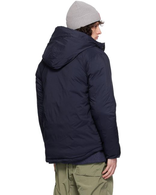 Blouson lodge bleu marine rembourré en duvet Canada Goose pour homme en coloris Blue