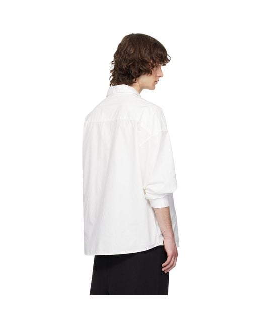 Entire studios White Miller Shirt for men