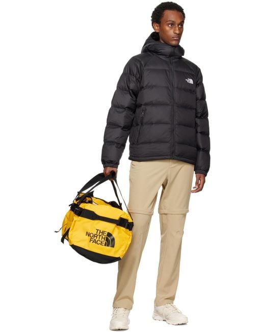 The North Face Black Yellow Base Camp M Duffle Bag for men