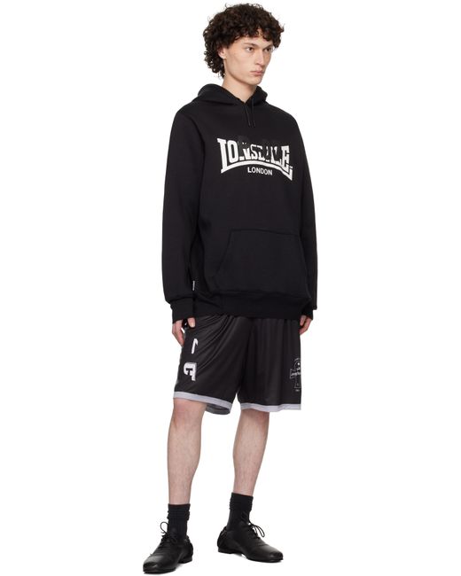 PROTOTYPES Black Backless Hoodie for men